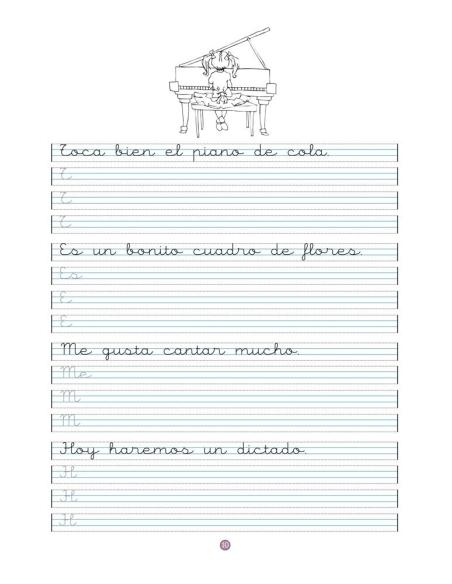 Caligrafía 6 · Pauta Montessori Caligrafía 6 · Pauta Montessori