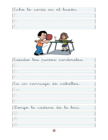 Caligrafía 7 · Pauta Montessori