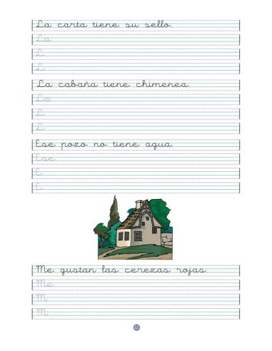 Caligrafía 8 · Pauta Montessori