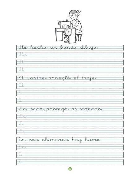 Caligrafía 9 · Pauta Montessori Caligrafía 9 · Pauta Montessori