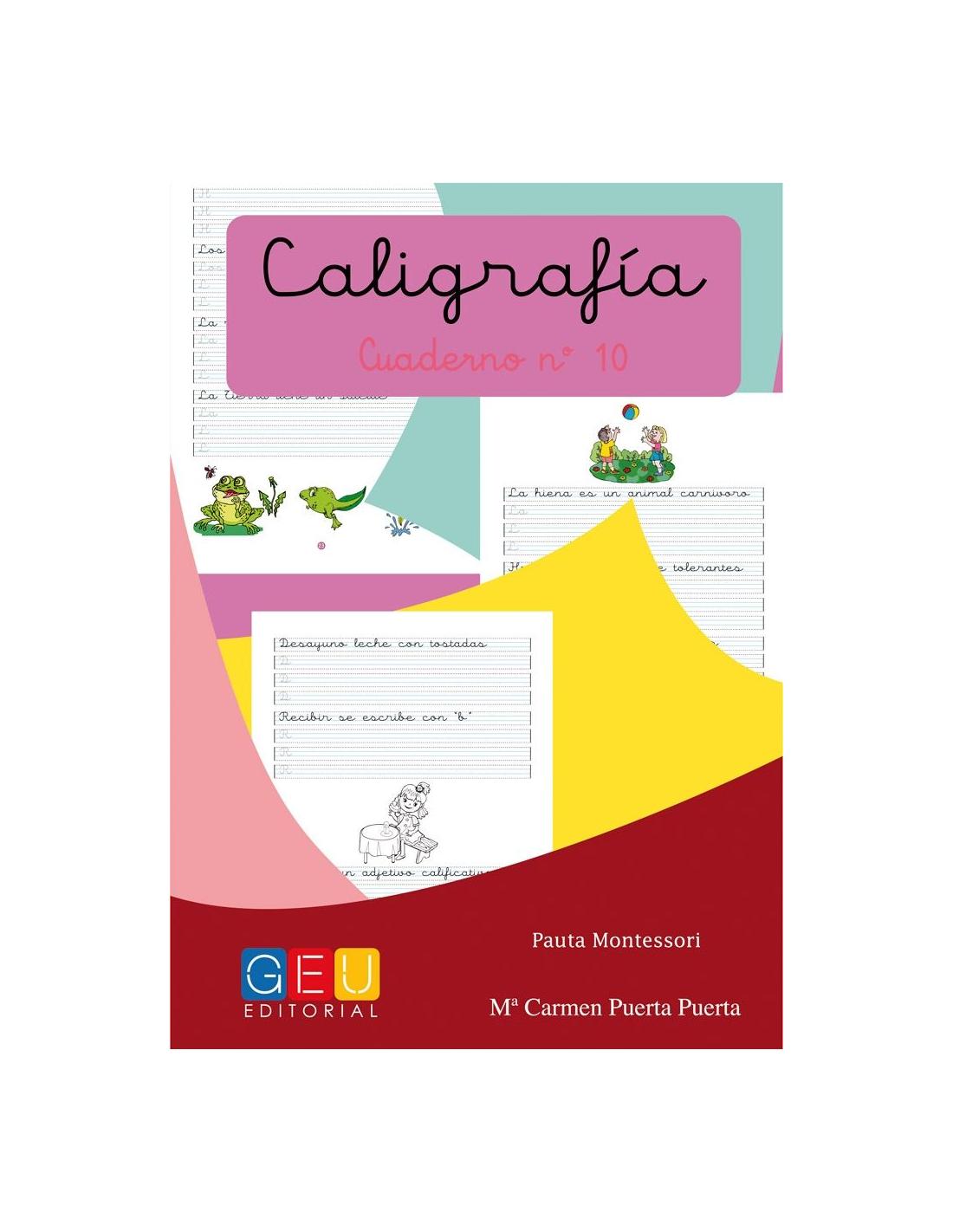 Cuaderno de Caligrafía para Mentes Divertidas con Pauta Montessori