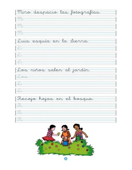 Caligrafía 11 · Pauta Montessori Caligrafía 11 · Pauta Montessori