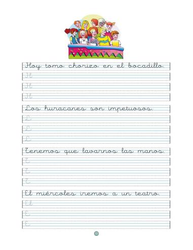 Caligrafía 14 · Pauta Montessori