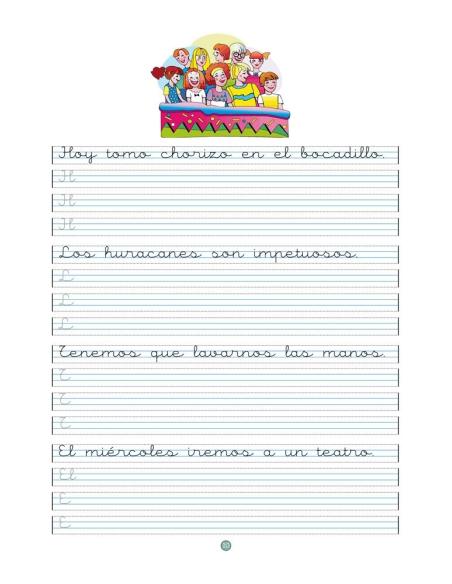 Caligrafía 14 · Pauta Montessori Caligrafía 14 · Pauta Montessori