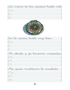 Caligrafía 15 · Pauta Montessori 2