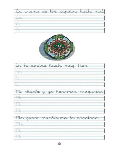 Caligrafía 15 · Pauta Montessori