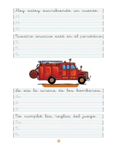 Caligrafía 17 · Pauta Montessori