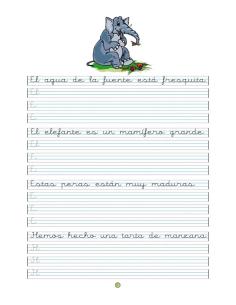 Caligrafía 18 · Pauta Montessori 2