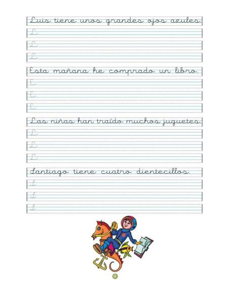 Caligrafía 18 · Pauta Montessori Caligrafía 18 · Pauta Montessori