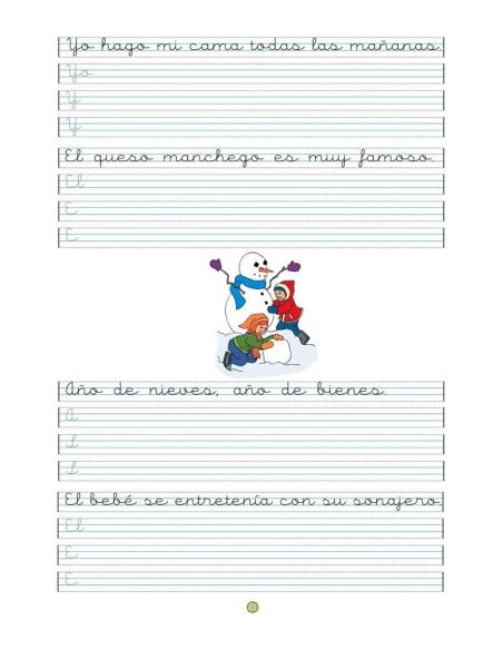 Caligrafía 18 · Pauta Montessori Caligrafía 18 · Pauta Montessori