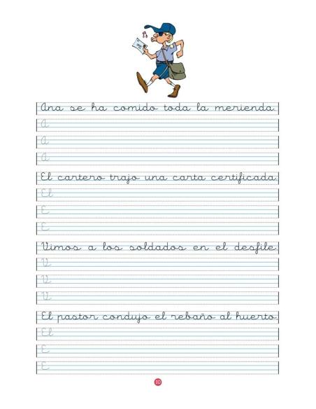 Caligrafía 19 · Pauta Montessori Caligrafía 19 · Pauta Montessori