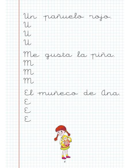 Caligrafía 3. Cuadrícula Caligrafía 3. Cuadrícula