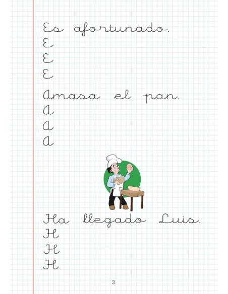 Caligrafía 4. Cuadrícula Caligrafía 4. Cuadrícula