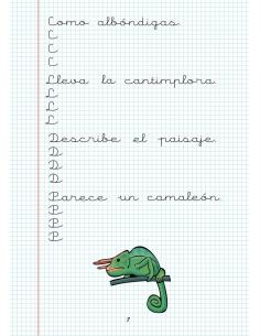 Caligrafía 7. Cuadrícula 2