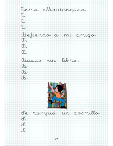 Caligrafía 7. Cuadrícula Caligrafía 7. Cuadrícula