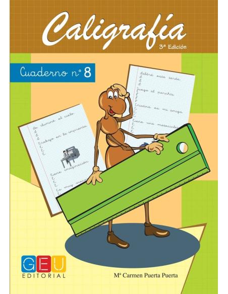 Caligrafía 8. Cuadrícula Caligrafía 8. Cuadrícula