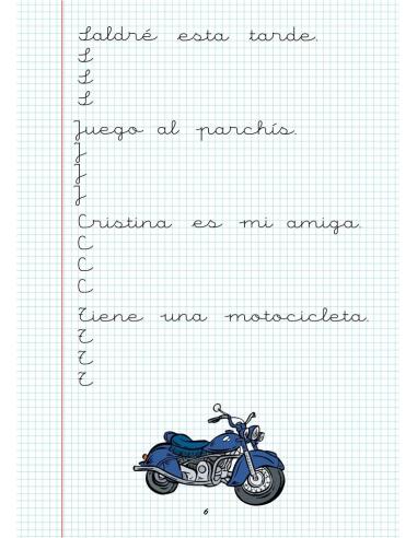 Caligrafía 8. Cuadrícula