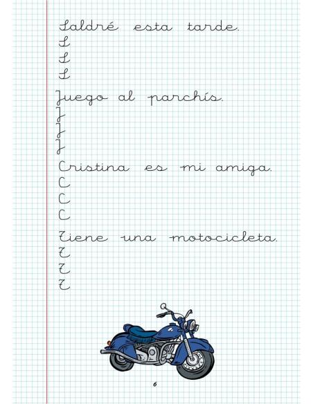 Caligrafía 8. Cuadrícula Caligrafía 8. Cuadrícula