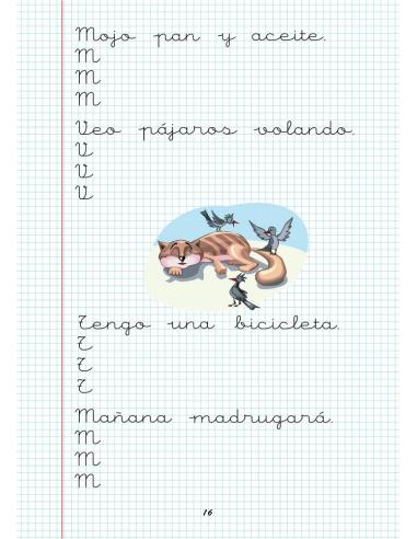 Caligrafía 8. Cuadrícula