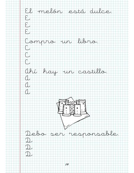 Caligrafía 9. Cuadrícula
