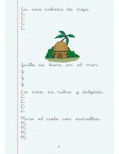 Caligrafía 10. Cuadrícula 2
