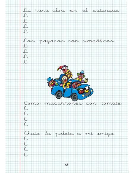 Caligrafía 10. Cuadrícula