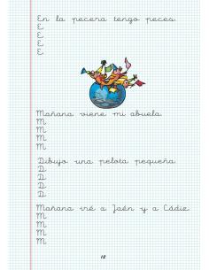 Caligrafía 12. Cuadrícula 2