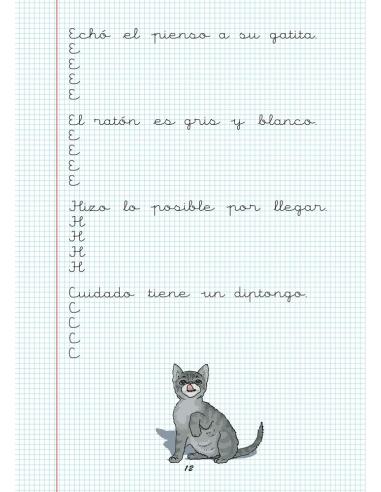 Caligrafía 13. Cuadrícula