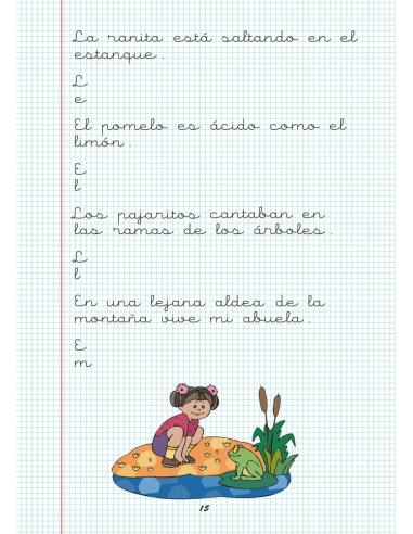 Caligrafía 16. Cuadrícula