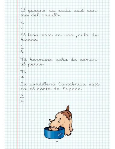 Caligrafía 17. Cuadrícula