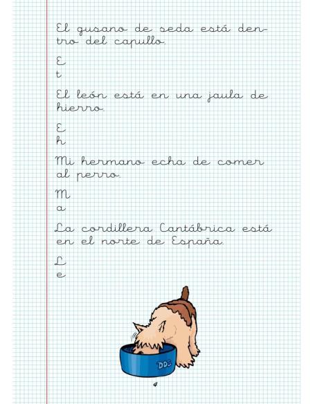 Caligrafía 17. Cuadrícula Caligrafía 17. Cuadrícula