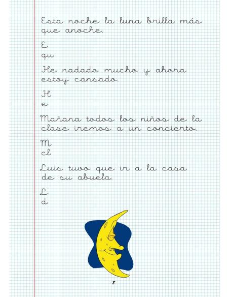 Caligrafía 17. Cuadrícula Caligrafía 17. Cuadrícula