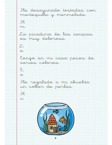 Caligrafía 18. Cuadrícula Caligrafía 18. Cuadrícula