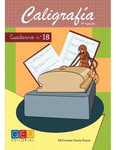 Caligrafía 18. Cuadrícula Caligrafía 18. Cuadrícula