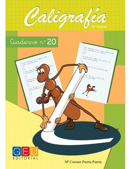 Caligrafía 20. Cuadrícula Caligrafía 20. Cuadrícula