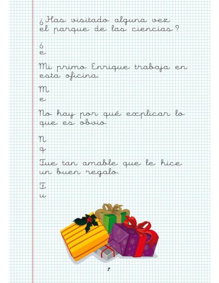 Caligrafía 21. Cuadrícula Caligrafía 21. Cuadrícula