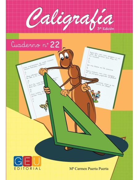 Caligrafía 22. Cuadrícula Caligrafía 22. Cuadrícula