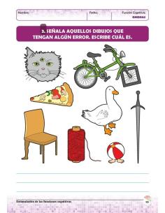 Estimulación de las funciones cognitivas. Nivel 1. Cuaderno 3: Gnosias 2