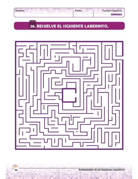 Estimulación de las funciones cognitivas. Nivel 1. Cuaderno 3: Gnosias Estimulación de las funciones cognitivas. Nivel 1. Cuaderno 3: Gnosias