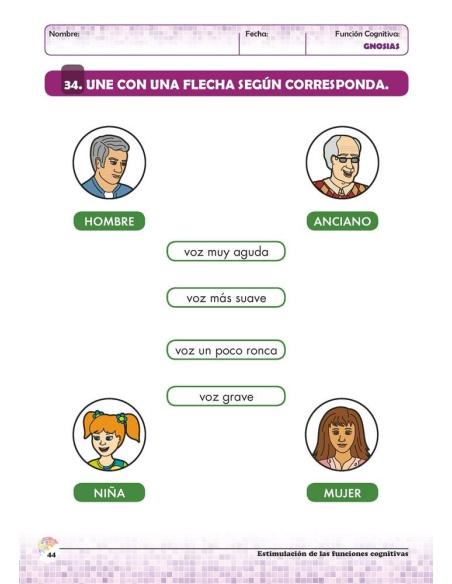 Estimulación de las funciones cognitivas. Nivel 1. Cuaderno 3: Gnosias Estimulación de las funciones cognitivas. Nivel 1. Cuaderno 3: Gnosias