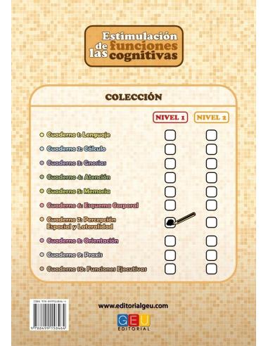 Estimulación de las funciones cognitivas. Nivel 1. Cuaderno 7: Percepción espacial y Lateralidad