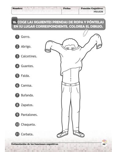 Estimulación de las funciones cognitivas. Nivel 1. Cuaderno 9: Praxis