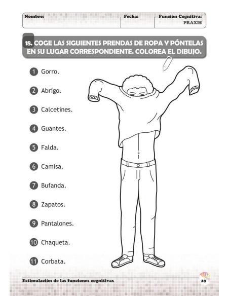 Estimulación de las funciones cognitivas. Nivel 1. Cuaderno 9: Praxis