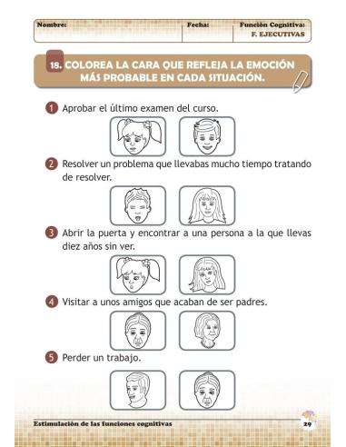 Estimulación de las funciones cognitivas. Nivel 1. Cuaderno 10: Funciones ejecutivas