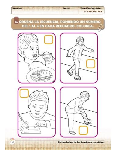 Estimulación de las funciones cognitivas. Nivel 1. Cuaderno 10: Funciones ejecutivas