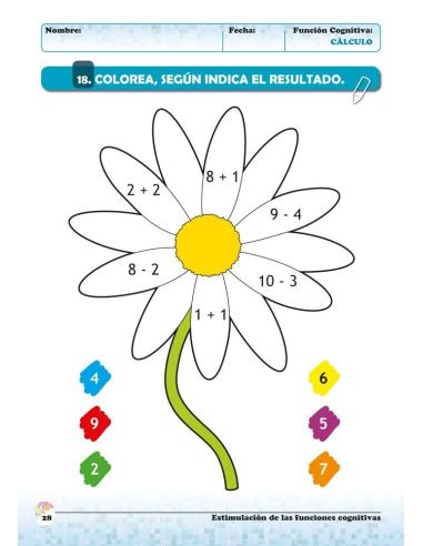 Estimulación de las funciones cognitivas. Nivel 2. Cuaderno 2: Cálculo