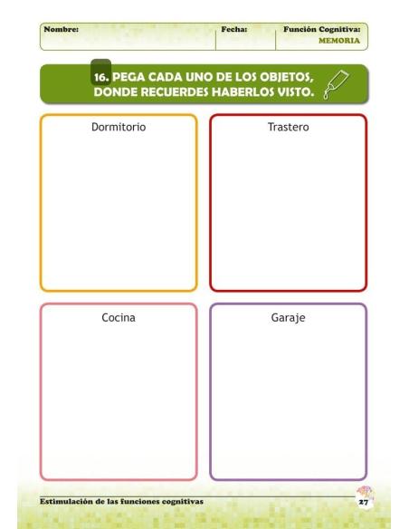Estimulación de las funciones cognitivas. Nivel 2. Cuaderno 5: Memoria Estimulación de las funciones cognitivas. Nivel 2. Cuaderno 5: Memoria
