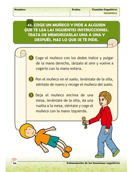 Estimulación de las funciones cognitivas. Nivel 2. Cuaderno 5: Memoria Estimulación de las funciones cognitivas. Nivel 2. Cuaderno 5: Memoria