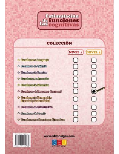 Estimulación de las funciones cognitivas. Nivel 2. Cuaderno 6: Esquema corporal