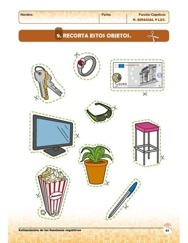 Estimulación de las funciones cognitivas. Nivel 2. Cuaderno 7: Percepción espacial y Lateralidad
